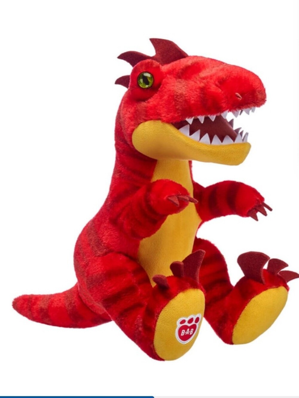 Red Plush T-Rex Dinosaur Toy - Soft Kids Stuffed Animal